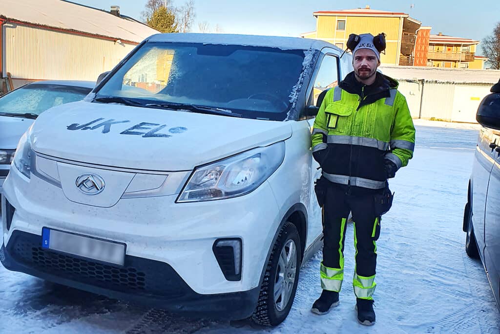 JKEL portratt 1200x800 Pajalaföretagaren berättar: Så var det att köra el-transportbil en hel vinter i Norrbotten
