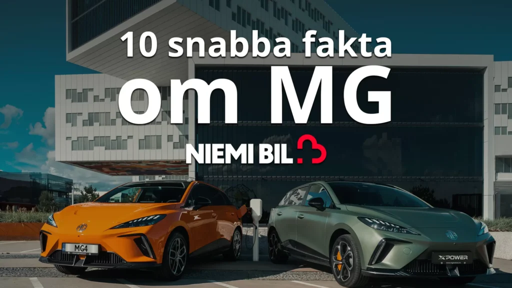 10 snabba fakta om MG 10 snabba fakta om MG