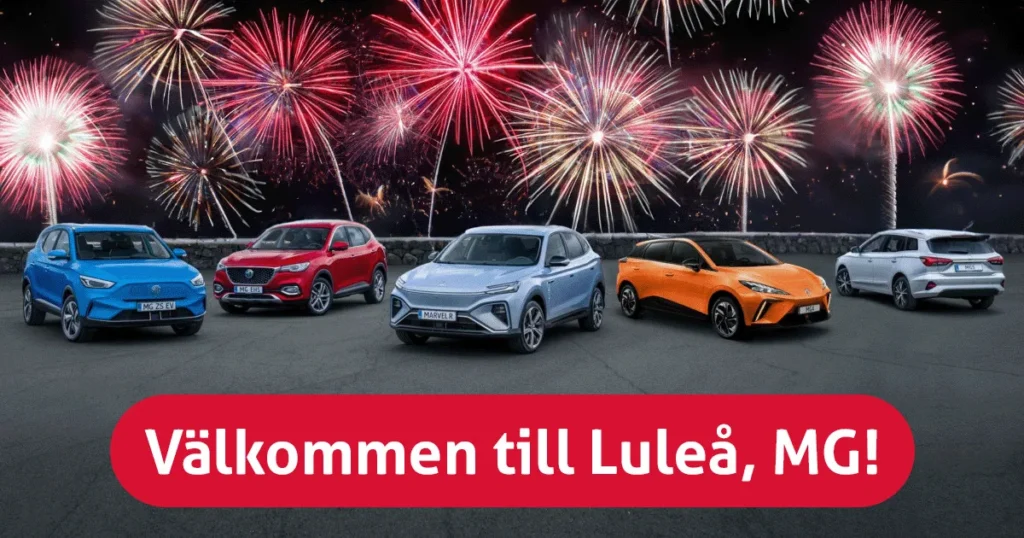 Valkommen MG MG-premiär i Luleå!