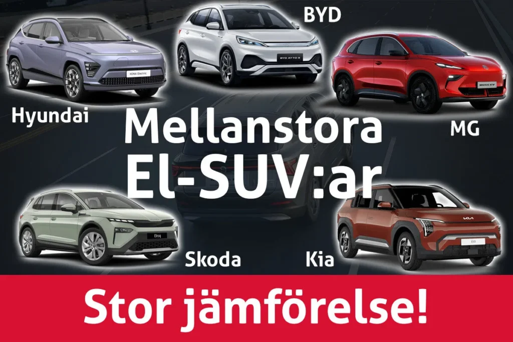 1200x800 header mellanstor el suv Alla mot alla - Vilken eldriven SUV i mellanklassen är egentligen bäst?