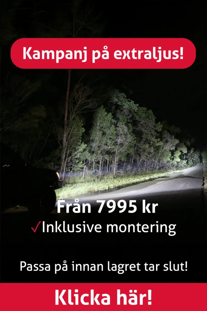 Kampanj pa extraljus banner Begagnade bilar