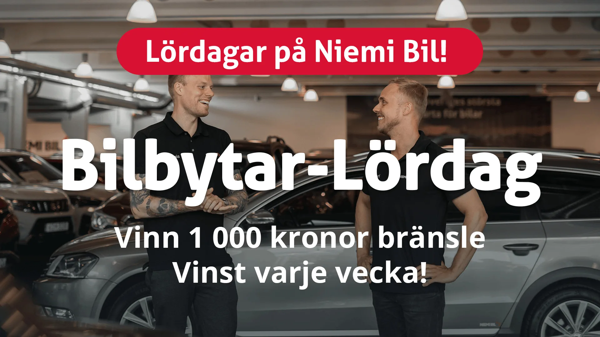 Bilbytarlordag Niemi Bil Version 2 KORREKT Lördagar på Niemi Bil!