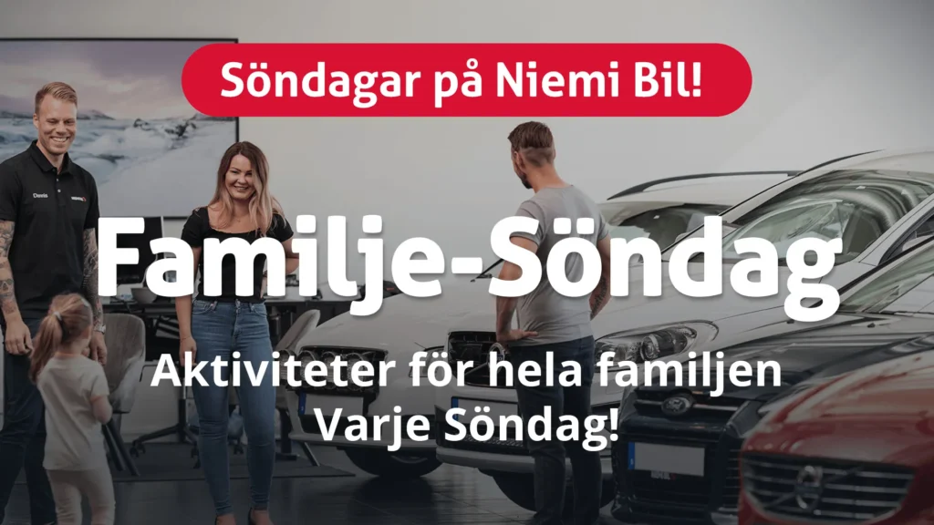 Familjesondag Niemi Bil version 2 Söndagar på Niemi Bil!