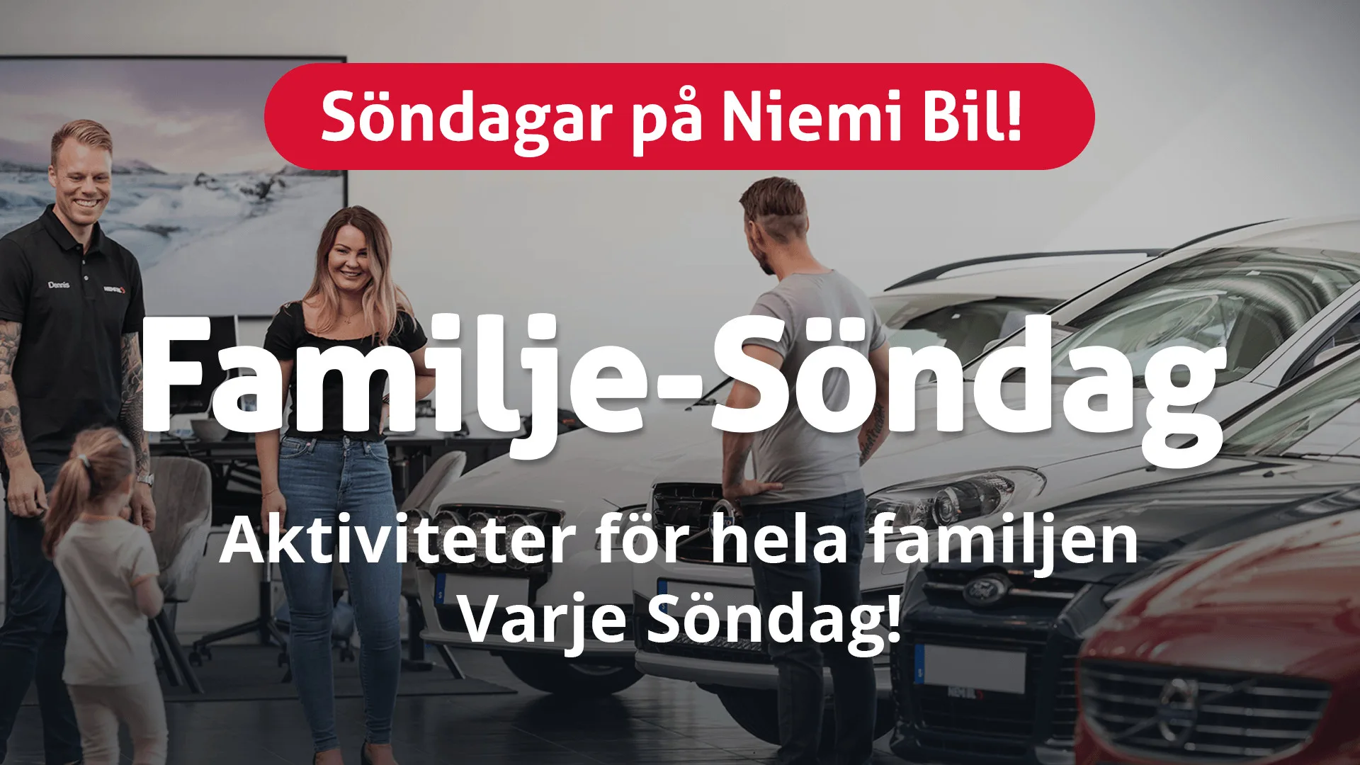 Familjesondag Niemi Bil version 2 Söndagar på Niemi Bil!