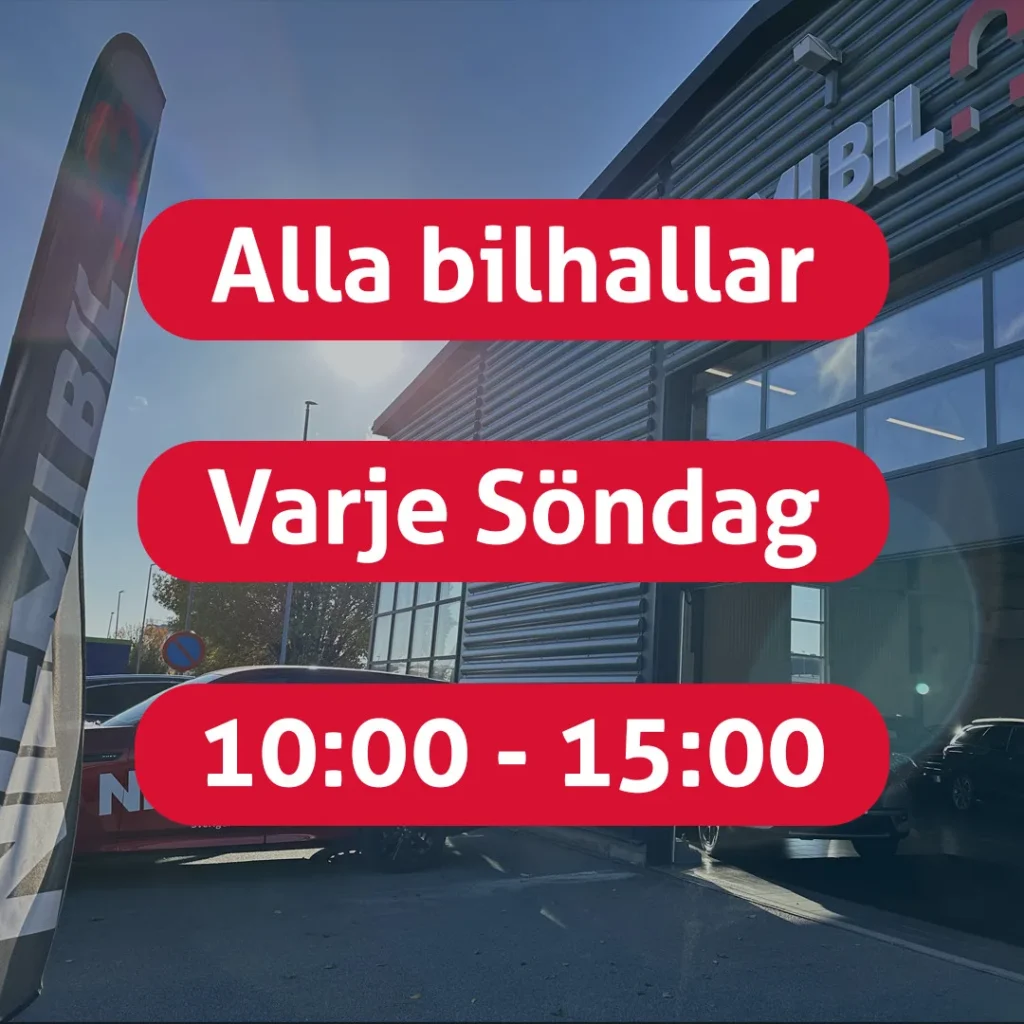 Familjesondag lista Niemi Bil Söndagar på Niemi Bil!