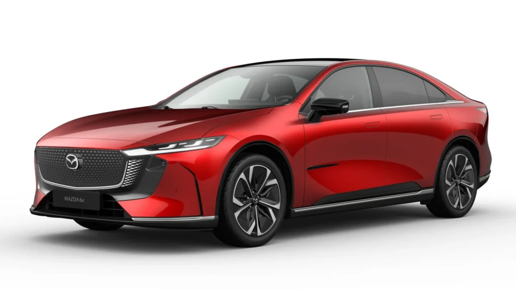 Mazda 6e Takumi Soul Red Crystal STOR BILD Elbilsdag på Niemi Bil!