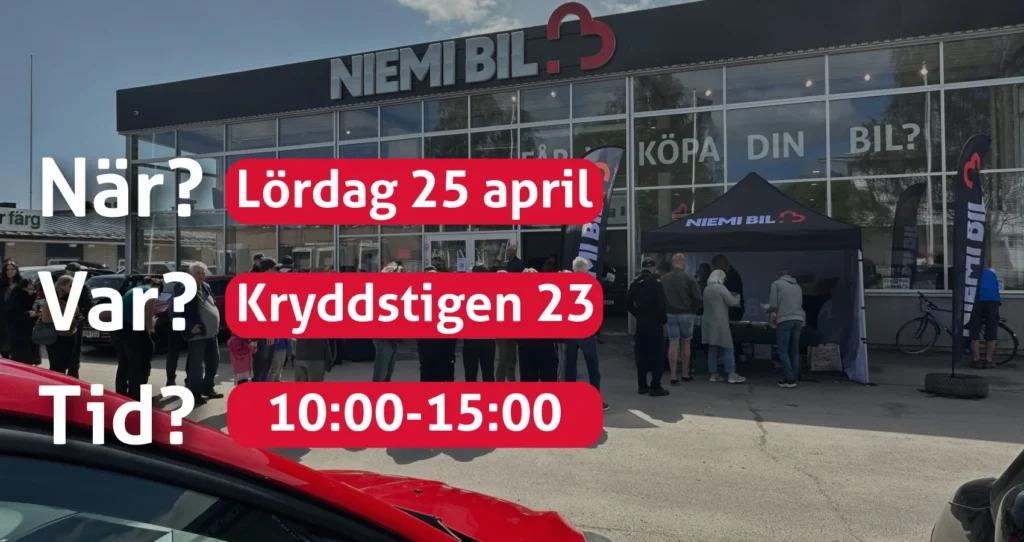 gavle jubileumshelg 5 Niemi Bil Gävle fyller 1 år!