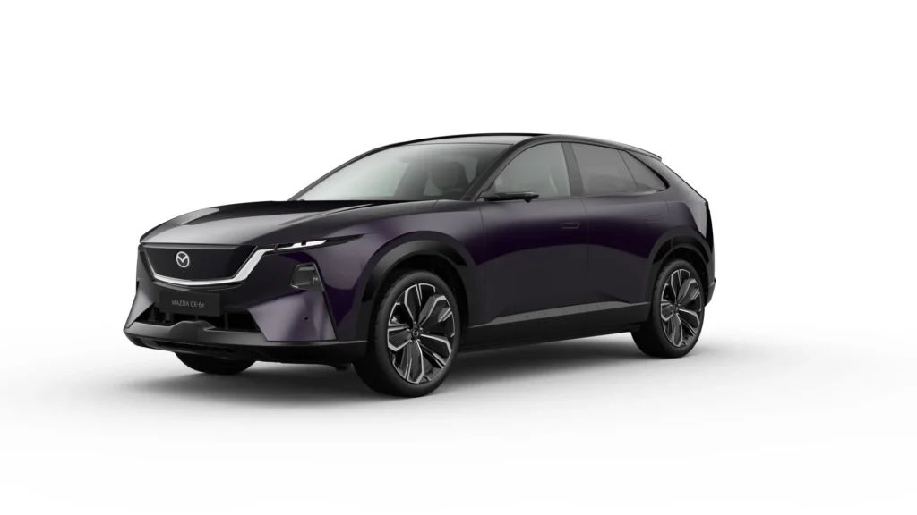 Nightfall Violet Mazda CX-6e lansering