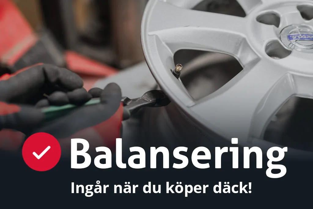 Balansering ingår