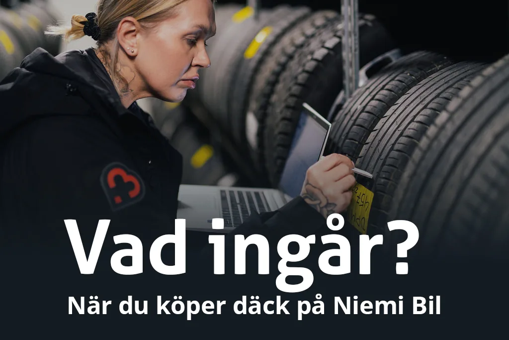 vad ingår däck