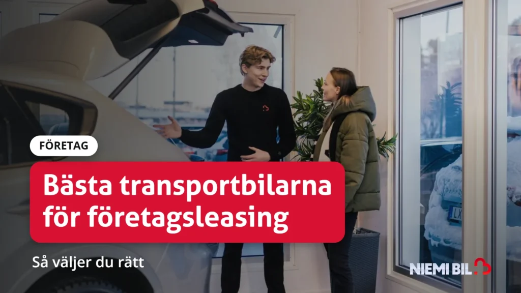 Bästa transportbilarna för företagsleasing: Så väljer du rätt