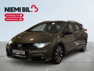 Honda Civic Tourer 1.6 i-DTEC Sport Drag Kamera Farthållare S&Vhjul – bild 1