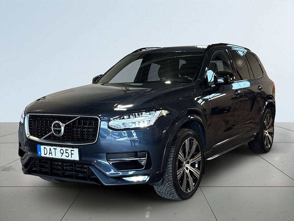 Volvo XC90 7sits B5 AWD R-Design Värmare HuD Pano Skinn H/K S&V
