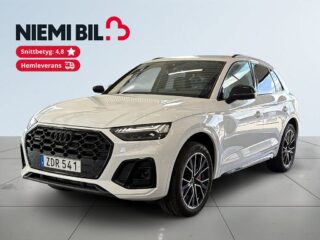 Audi Q5 55 TFSI e quattro S Line S&V-hjul Matrix Kamera Drag – bild 1