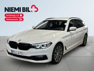 BMW 520d Touring Steptronic Sport line 360°/S&V-Däck/Halvskinn – bild 1