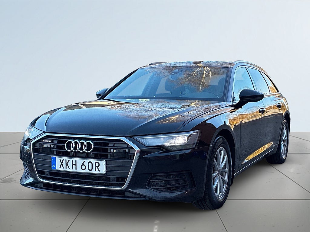 Audi A6 Avant 40 TDI KAMREM-BYTT/SoV-Däck/Drag/MoK-Värm/P-sens