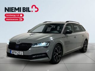 Skoda Superb Kombi 2.0 TDI 4×4 Sportline Drag Dvärm 360° Kamera SoV – bild 1