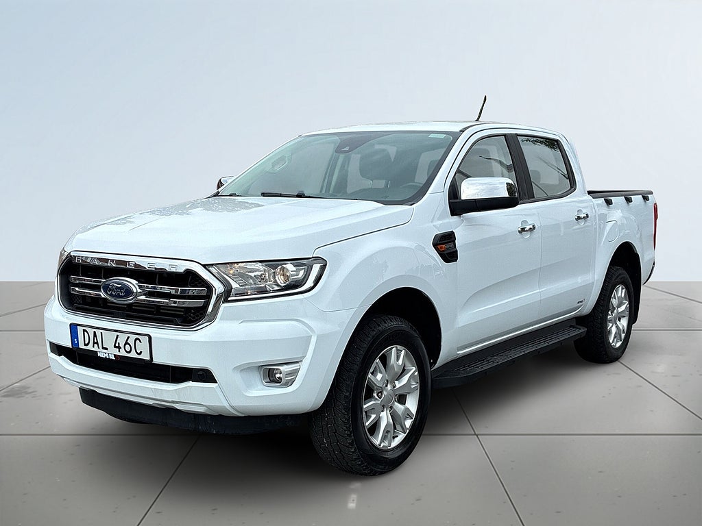 Ford Ranger Dubbelhytt 4×4 MOMS/Dragkrok/SoV-Däck/Värmare/Psens