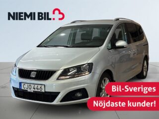Seat Alhambra 7-Sits 2.0 4D Dragkrok Mvärme Bkamera Farthållare S&V – bild 1