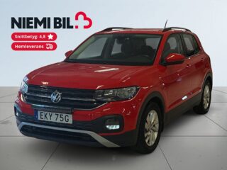 Volkswagen T-CROSS 1.0 Base Dragkrok Motorvärmare LED-ramp Farthållare S&V – bild 1