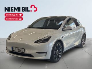 Tesla Model Y Performance S&V-Hjul/Drag/Kamera/Värmepump/Pano/Navi – bild 1