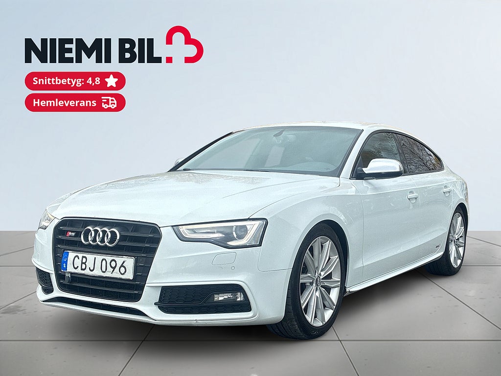 Audi S5 3.0 V6 TFSI S Tronic 333hk Skinn/Navi/ B&O/SoV-Däck