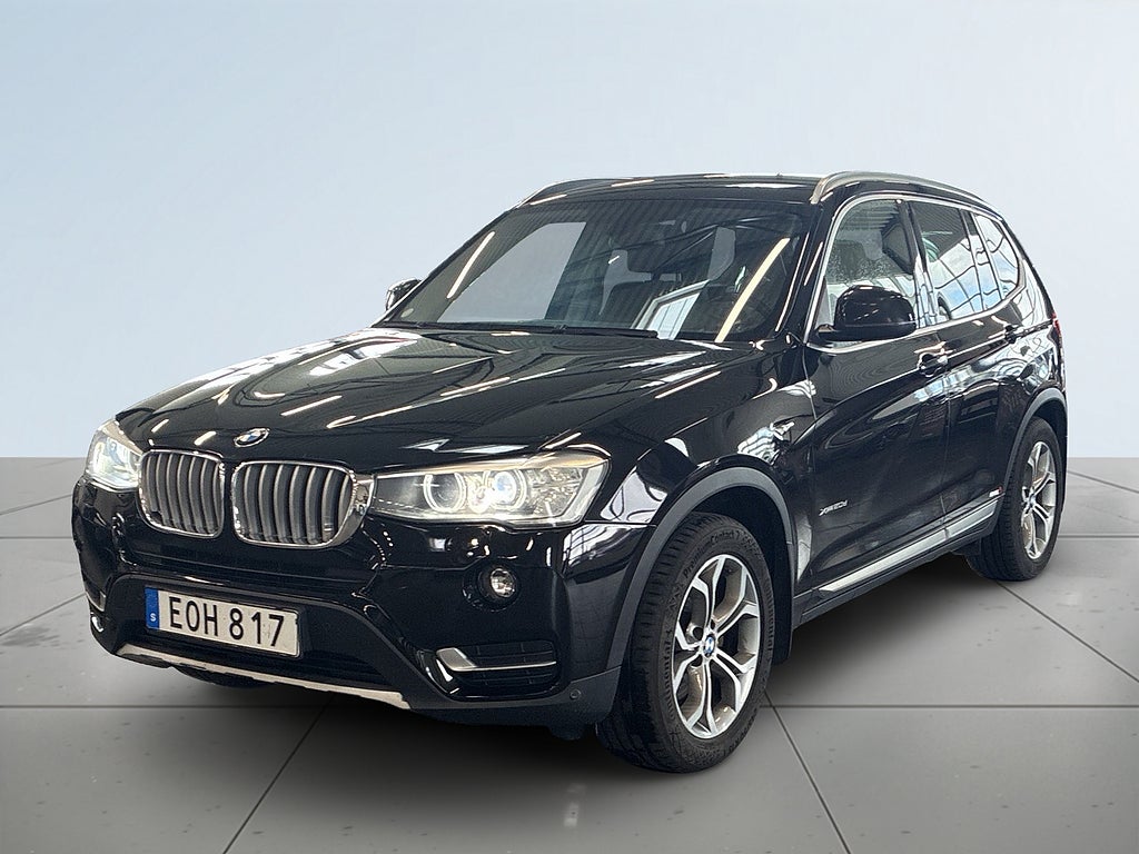 BMW X3 xDrive20d Steptronic xLine S&V-Hjul/Drag/Psens/Mvärm/BT
