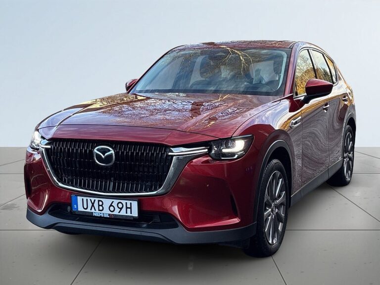 Mazda CX-60 PHEV 10-Årsgaranti/HuD/Drag/SoV-Däck/Rattvärm/Kamera