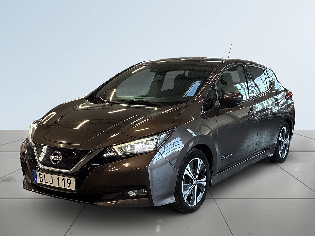 Nissan Leaf S&V-Hjul/360Kamera/BOSE/Rattvärme/Keyless/Adfarthållare