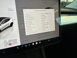 Tesla Model Y Performance S&V/Drag/Pano/Värmepump/Backkamera/MOMS – bild 21