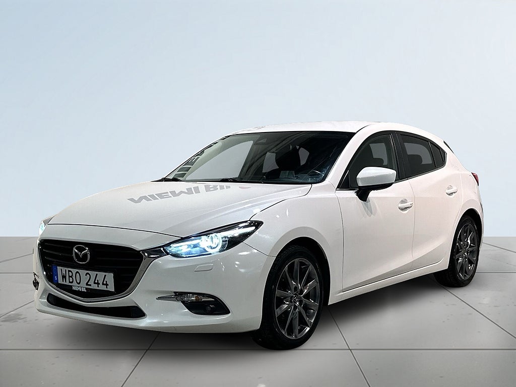Mazda 3 Sport SKYACTIV-G Drag Mvärm Kamera HuD Rattvärme SoV