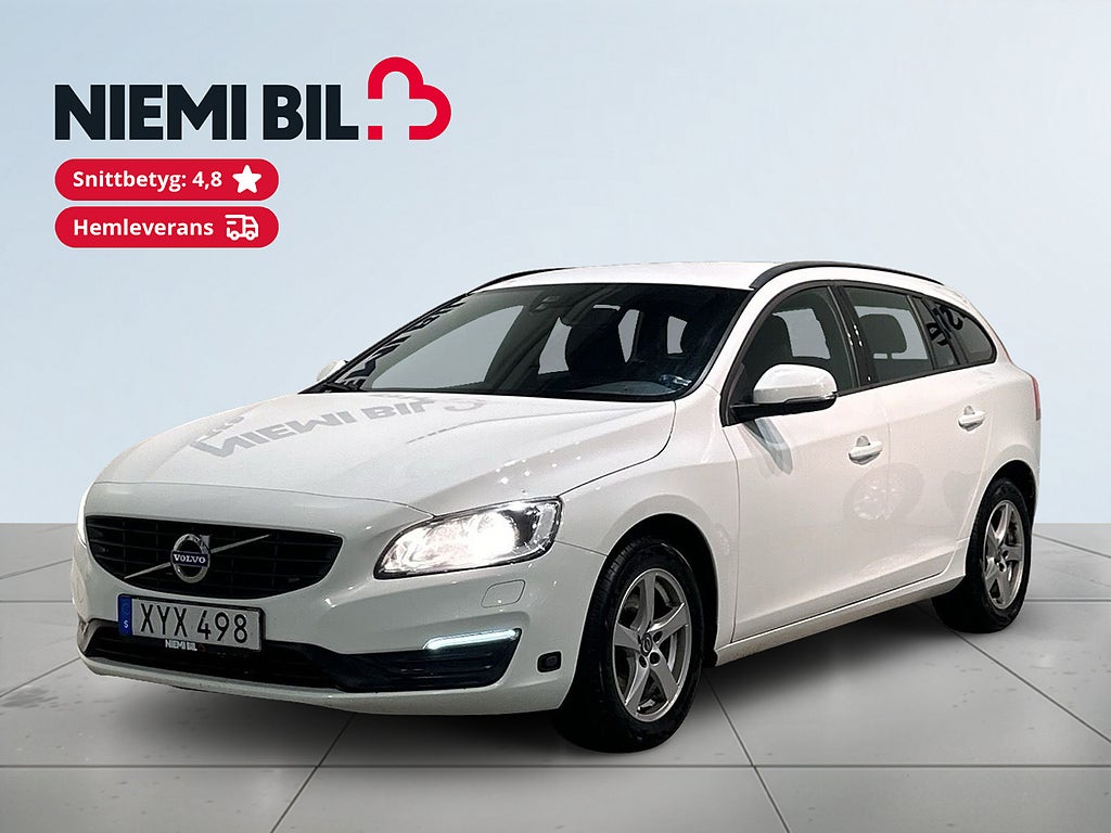 Volvo V60 T3 Geartronic Classic Drag Mvärm GPS Rattvärme S/V-hjul