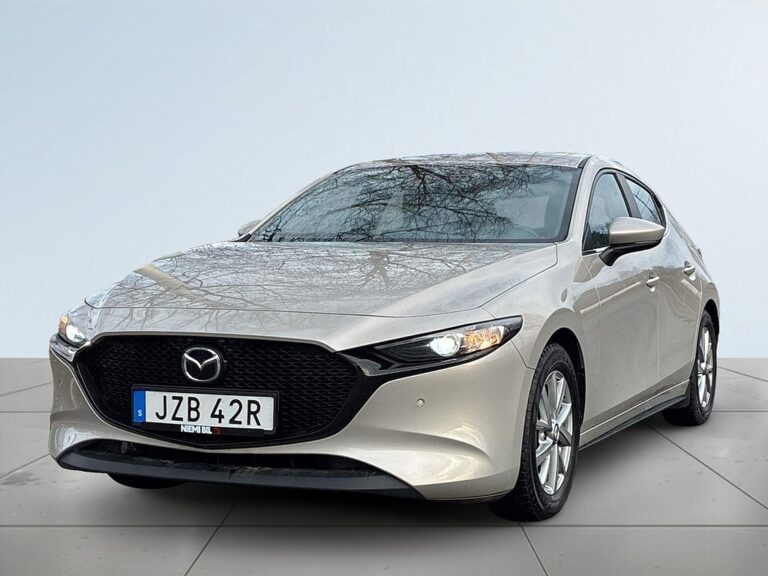 Mazda 3 Hatchback 2.0 MHybrid Kamera/MoK-Värm/SoV-Däck/HuD/Navi