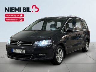 Volkswagen Sharan 7-sits 2.0 TDI 4M Värmare Kamera Drag Psens S&V-hjul – bild 1