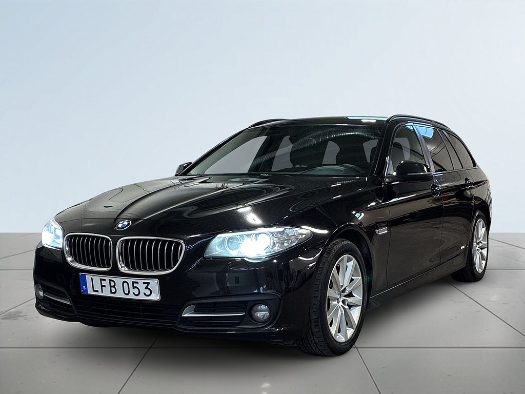 BMW 520d Touring Aut Drag Skinn Navi Rattvärme S&V-Hjul