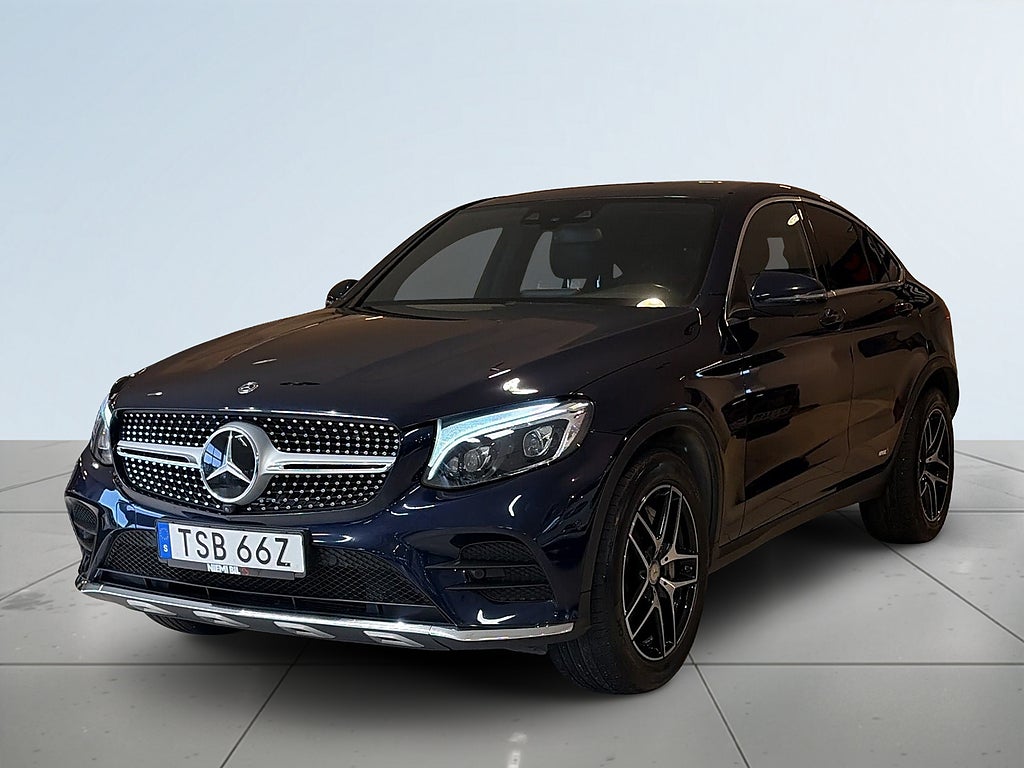 Mercedes-Benz GLC250 d Coupé 4M AMG Line Drag 360° Dvärmare Navi HuD S&V-däck