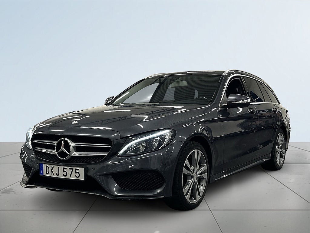 Mercedes-Benz C 220 d 220 T d Plus AMG Line S&V-hjul/Navi/Psens/Dragkrok