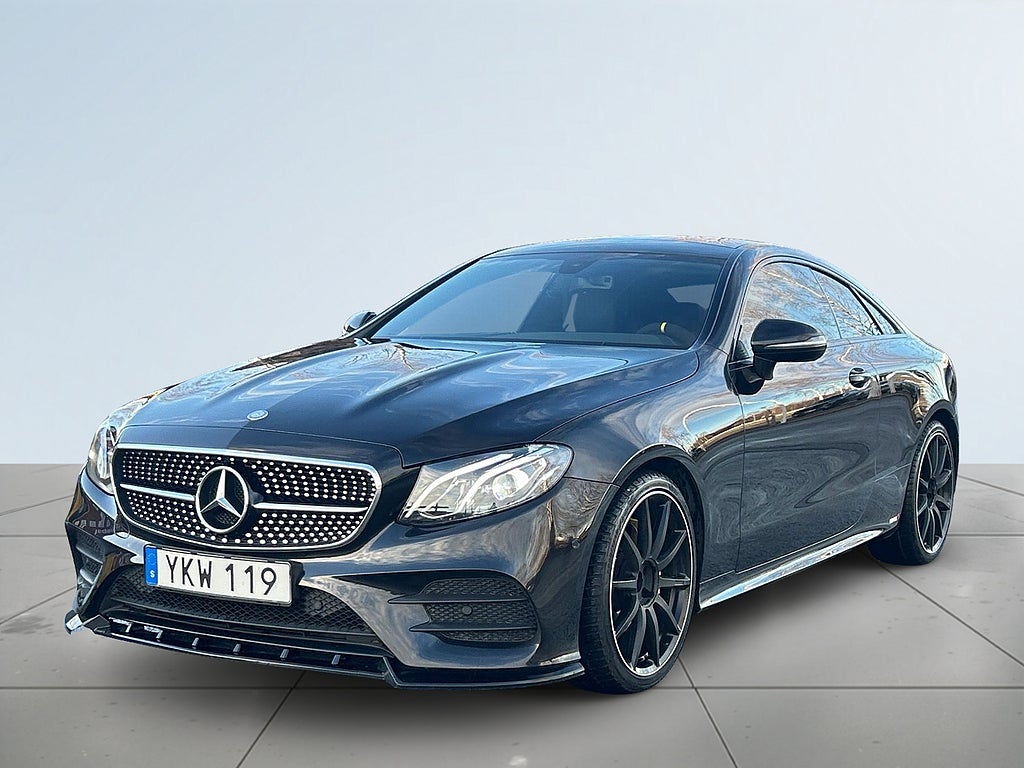 Mercedes-Benz E 200 200 Coupé AMG Line Pano/Navi/Skinn/EL-Stol/P-Sens